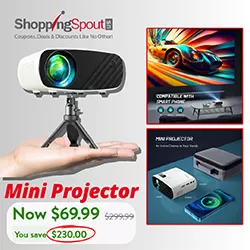 Mini Portable Projector Up to 74% Off